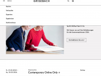 grisebach.com Webseite Vorschau