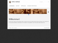 eric-manz.at Webseite Vorschau