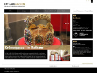 rathaus-aachen.de Webseite Vorschau