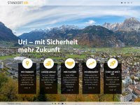 standort-uri.ch Webseite Vorschau