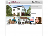 modul-fertighaus.de Webseite Vorschau