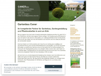 caner-gartenbau.de Webseite Vorschau