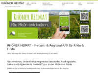 rhoener-heimat.de Webseite Vorschau