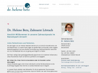 zahnarzt-helene-betz.de Webseite Vorschau