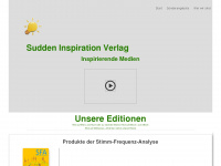 sudden-inspiration.de Webseite Vorschau