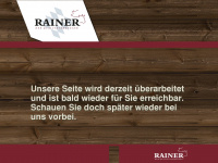 metzgerei-rainer.com Webseite Vorschau