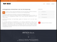antech-doo.com Webseite Vorschau