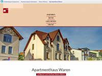 apartmenthaus-waren.de Webseite Vorschau