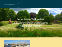 ferienhaus-ostfriesland.org Webseite Vorschau