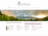 hilterfinger.ch Webseite Vorschau