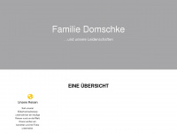 familie-domschke.de Webseite Vorschau