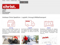 christ-logistik.com Webseite Vorschau