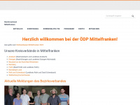 oedp-mittelfranken.de Webseite Vorschau