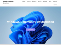 windowscommunity.de Webseite Vorschau