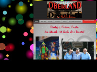 oberland-discothek.de Webseite Vorschau