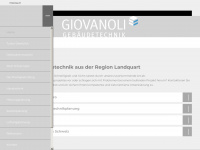 giovanoli-gt.ch Webseite Vorschau
