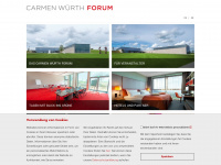 carmen-wuerth-forum.de Webseite Vorschau