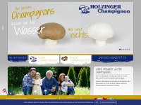 holzinger-champignon.at Webseite Vorschau