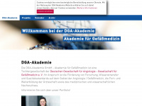 dga-akademie.de Webseite Vorschau