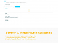 schladming-chalet.at Webseite Vorschau