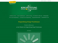 buergerstiftung-kw.de Webseite Vorschau