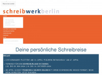 schreibwerk-berlin.com Webseite Vorschau