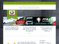 italo-autovermietung.de Webseite Vorschau