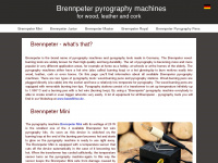 brennpeter.com Webseite Vorschau