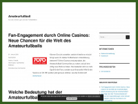 amateur-fussball.de Webseite Vorschau