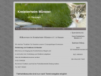 kreistierheim-muenster-hessen.net Webseite Vorschau