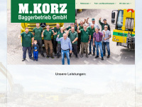 korz-gmbh.de Webseite Vorschau