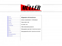 muellernussbach.de Webseite Vorschau