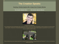 thecreationspeaks.com Webseite Vorschau