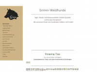 grimm-waldhunde.de Webseite Vorschau