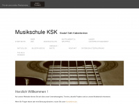 musikschule-ksk.de Webseite Vorschau
