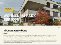 wohnenimpark-berikon.ch Webseite Vorschau