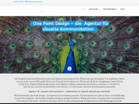 onepointdesign.de Webseite Vorschau