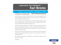 karl-brocks.de Webseite Vorschau