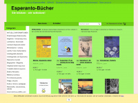 esperanto-buecher.de Webseite Vorschau