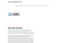 niemehrunkraut.com Webseite Vorschau