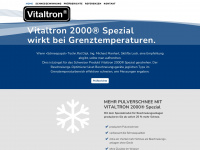 vitaltron-schnee.ch Webseite Vorschau
