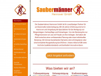 saubermaenner-hannover.de Webseite Vorschau