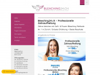 bleaching24.ch Webseite Vorschau