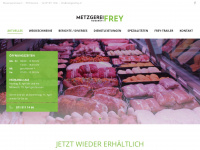 metzgereifrey.ch Webseite Vorschau