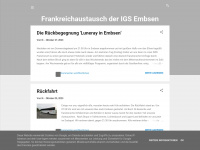 frankreichaustausch-igs-embsen.blogspot.com Webseite Vorschau