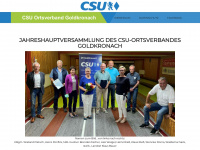 csu-goldkronach.de Webseite Vorschau
