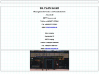 sb-plan.de Webseite Vorschau