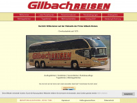 gilbach-reisen.de Webseite Vorschau