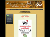 mandolinen-club.de Webseite Vorschau