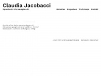 claudia-jacobacci.de Webseite Vorschau